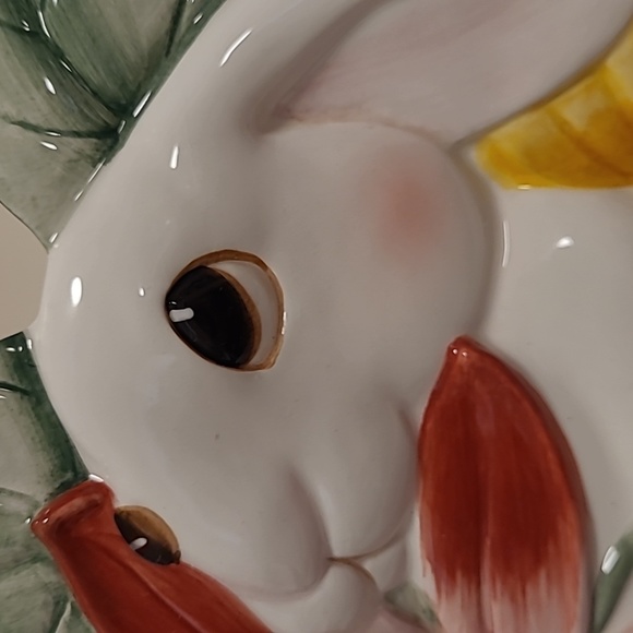 Fitz and Floyd Bunny Blooms Plate - Picture 10 of 16